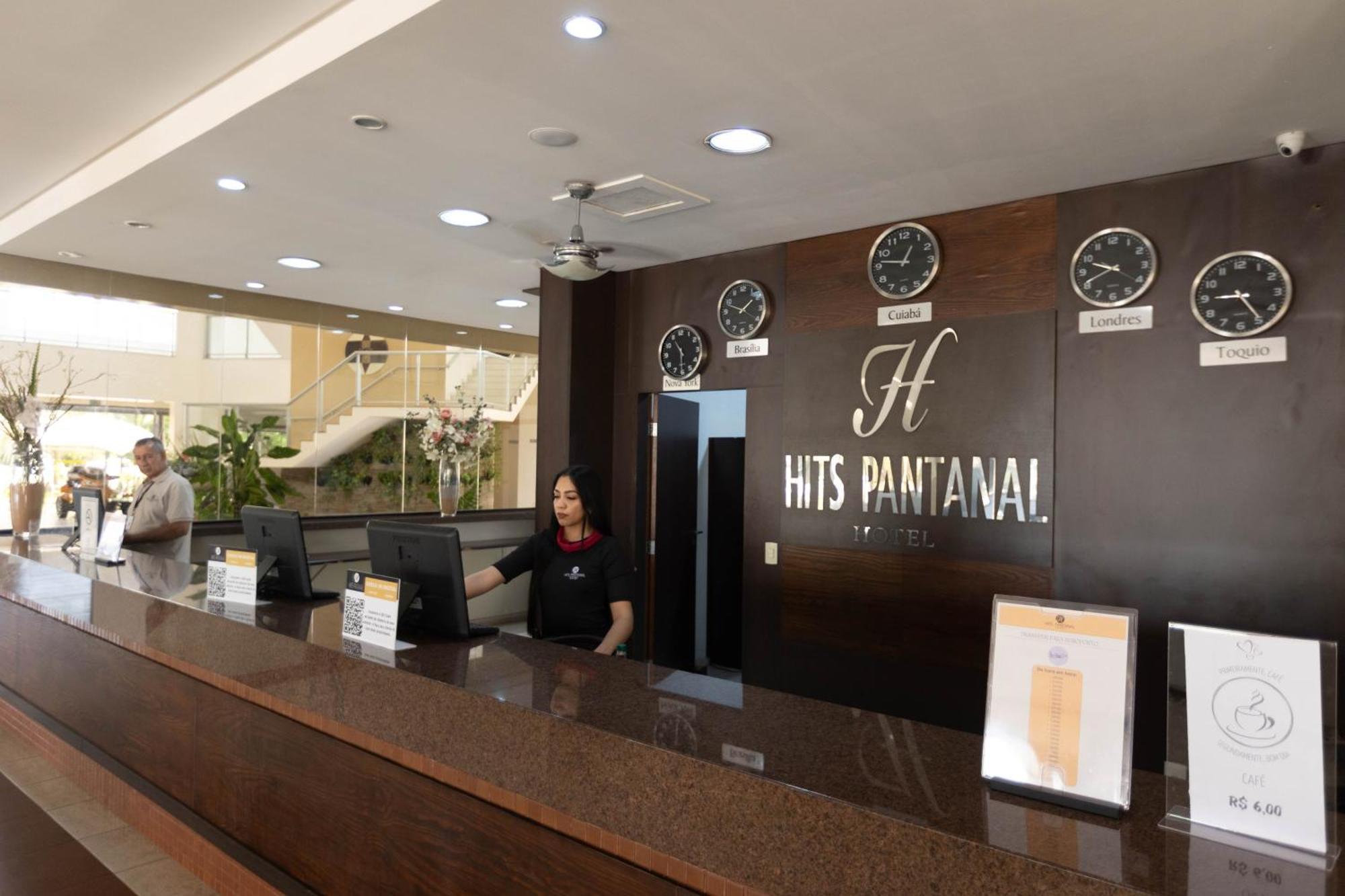 Hits Pantanal Hotel Aeroporto Варзеа-Гранди Экстерьер фото